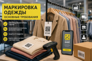 Маркировка одежды и работа с системой Честный ЗНАК