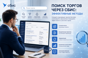 Поиск торгов через СБИС - автоматический подбор и анализ закупок